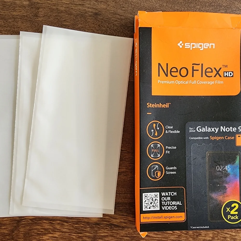 NeoFlex full coverage film for galaxy note 9 phone,protect,scratch resis. 3piece